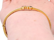 Vintage Gemstone Bangle on the Wrist