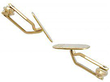 yellow gold cufflinks