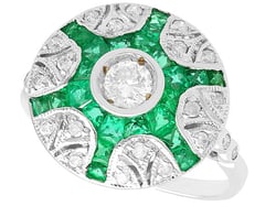 unusual emerald ring
