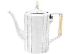 German Coffee Pot in Continental Silver