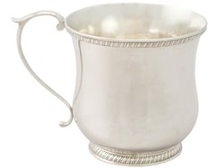 American Silver Christening Mug for Sale