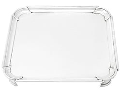 English Silver Salver by Matthew Cooper