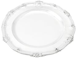 Victorian Plate in Sterling Silver