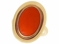 Vintage Coral Ring