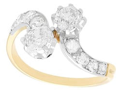 Antique Diamond Twist Ring