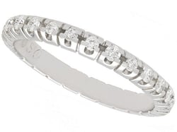 14ct White Gold Diamond Eternity Ring