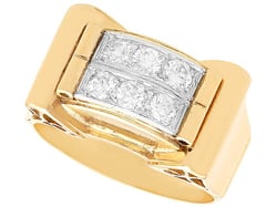 Gold & Diamond Dress Ring