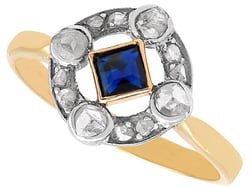 Sapphire & Diamond Dress Ring