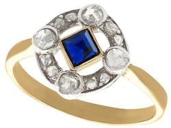 Sapphire & Diamond Dress Ring