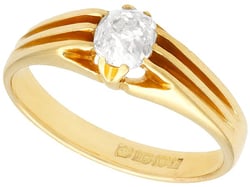 Yellow Gold Solitaire