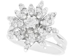 Vintage Diamond Cluster Ring