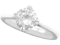 Platinum Solitaire Engagement Ring