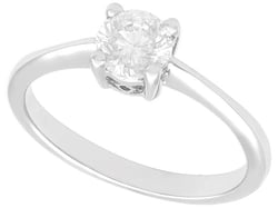 White Gold Brilliant Cut Diamond Ring