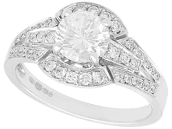 18ct White Gold Diamond Cluster Ring