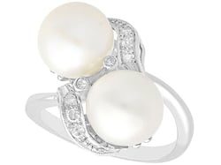 Pearl & Diamond Cocktail Ring