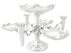Antique Sterling Silver Epergne or Centrepiece