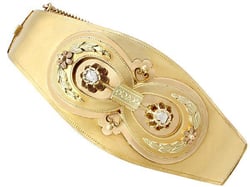 Antique Diamond Bangle