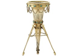 silver posy holder