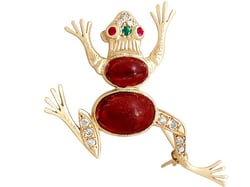 Vintage Frog Brooch