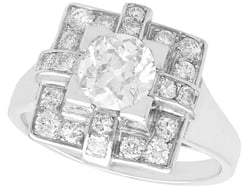 Art Deco Platinum and Diamond Ring