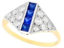 Sapphire and Diamond Dress Ring