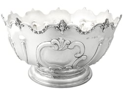 Monteith Style Silver Bowl