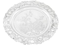 Chinese Silver Salver