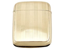 Hallmarked Gold Vesta Case