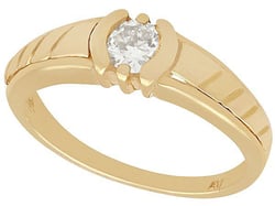 18 Carat Gold Solitaire Ring 