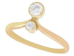 Antique 2 Stone Diamond Ring