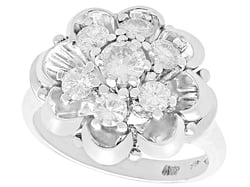 18ct white gold diamond ring