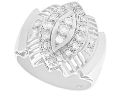 White Gold and Diamond Dress Ring