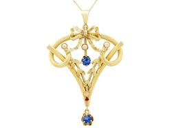 Antique Art Nouveau Pendant