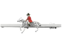 horse and rider brooch