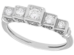Graduated Five Stone Ring
