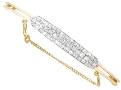 Yellow Gold Diamond Bangle