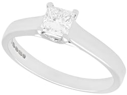 Princess Cut Solitaire Ring