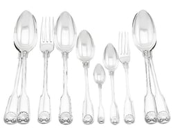 German Silver Flatware Set