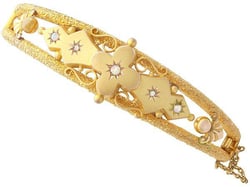 Gold Opal Bangle