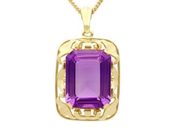 vintage amethyst pendant