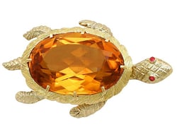 Vintage Turtle Brooch