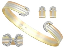 Vintage Gold Jewellery Set