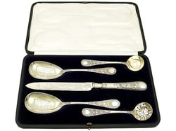 Silver Fruit Serving Set