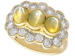 Cats Eye Chrysoberyl Ring