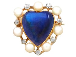 Labradorite Brooch
