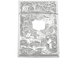 Rare Chinese Silver Card Case