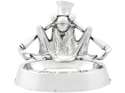 Novelty Silver Inkwell