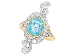 aquamarine dress ring