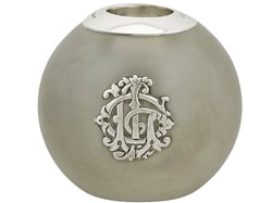 Victorian Glass Match Striker