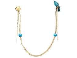 Victorian Double Pin with Turquoise 